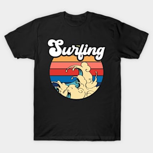 Surfing T Shirt For Women Men T-Shirt